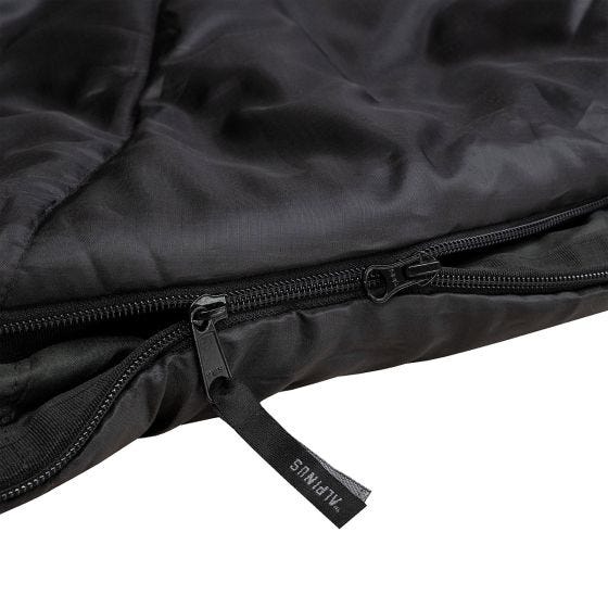 Alpinus Classic 1050 (Left) Makuupussi - Musta/Oranssi