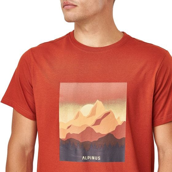 Alpinus Active Drefekal T-paita - Oranssi