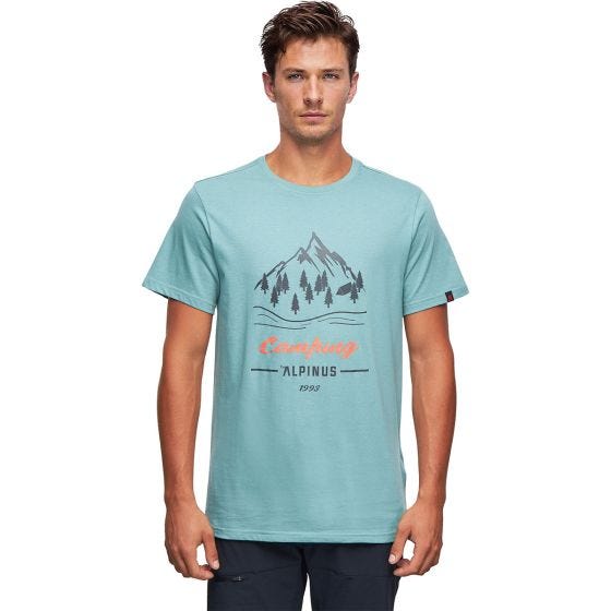 Alpinus Active Miehet Polaris T-paita - Mint