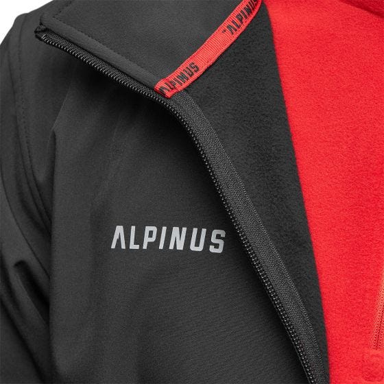 Alpinus City Miehet Stenshuvud Soft Shell -takki - Musta