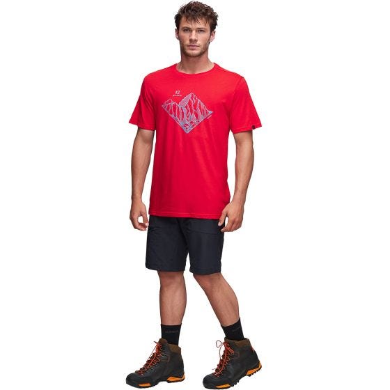 Alpinus Tactical Skilbrum T-paita - Punainen