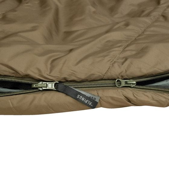 Alpinus Survival 1300 (Left) Makuupussi - Vihreä