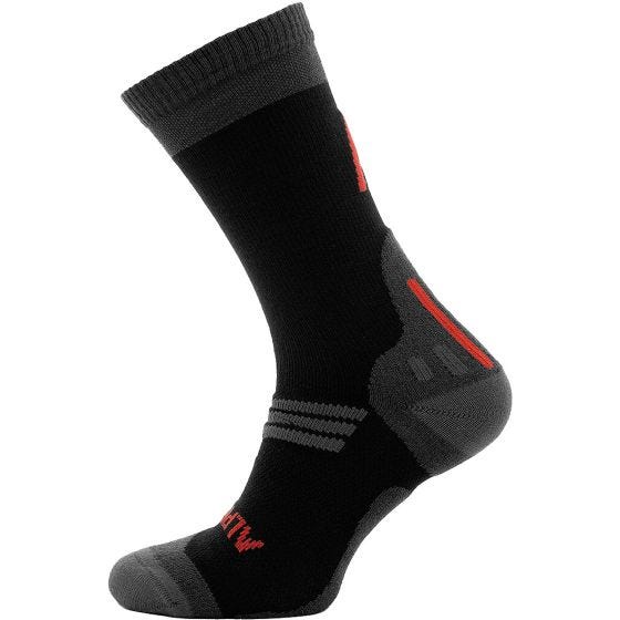 Alpinus Valletto Merino Coolmax Vaellussukat - Musta