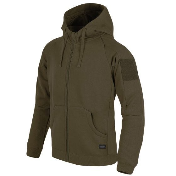 Helikon Urban Tactical Lite Täysvetoketjullinen huppari - Vihreä
