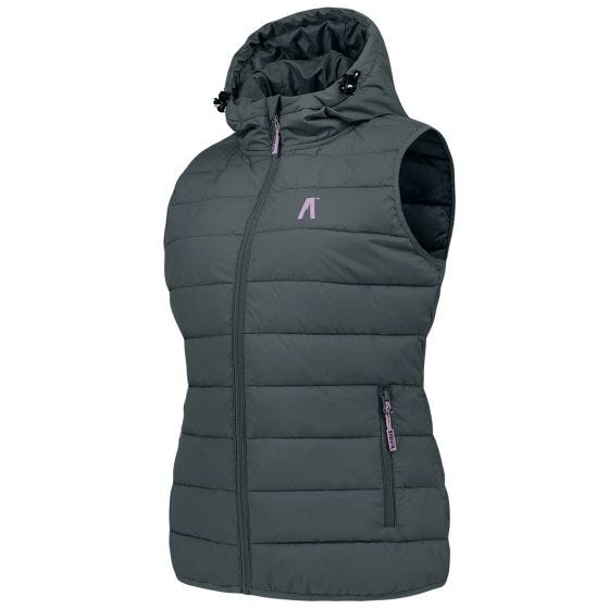 Alpinus Active Monza Tikattu gilet-liivi - Grafiitti