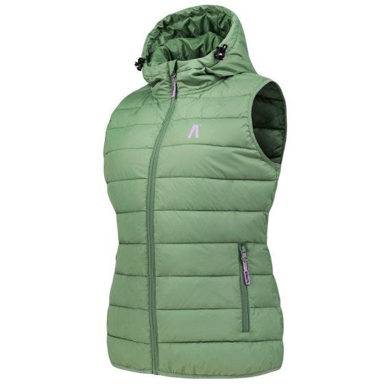 Alpinus Active Monza Tikattu gilet-liivi - Mint