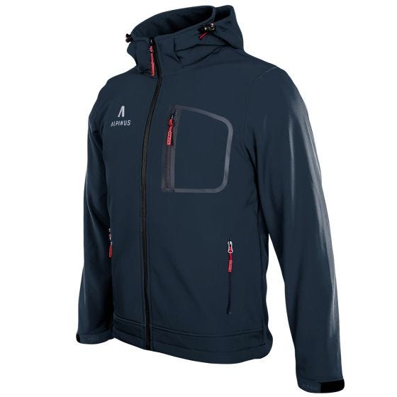 Alpinus City Stenshuvud Softshell-takki - Navy