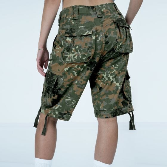 Brandit Urban Legend Shortsit Naisten - Flecktarn