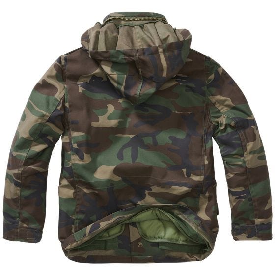 Brandit Lapset M-65 Standard Takki - Woodland