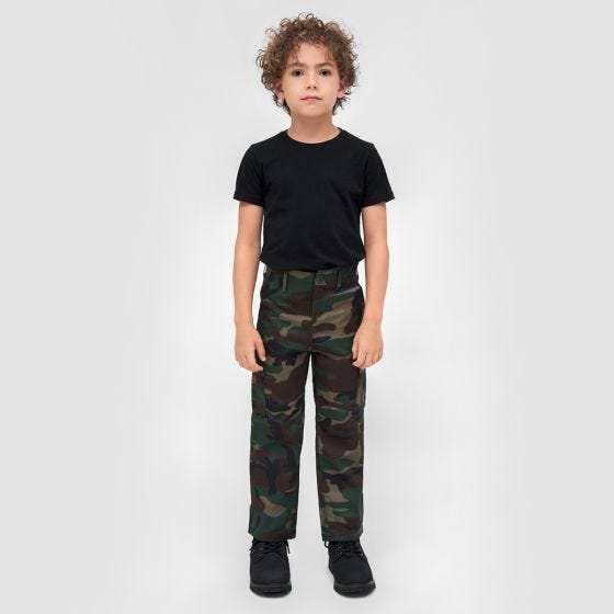 Brandit Lapset US Ranger Housut - Woodland