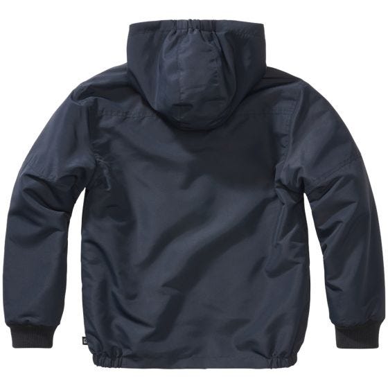 Brandit Lapset Windbreaker Front Zip Takki - Navy