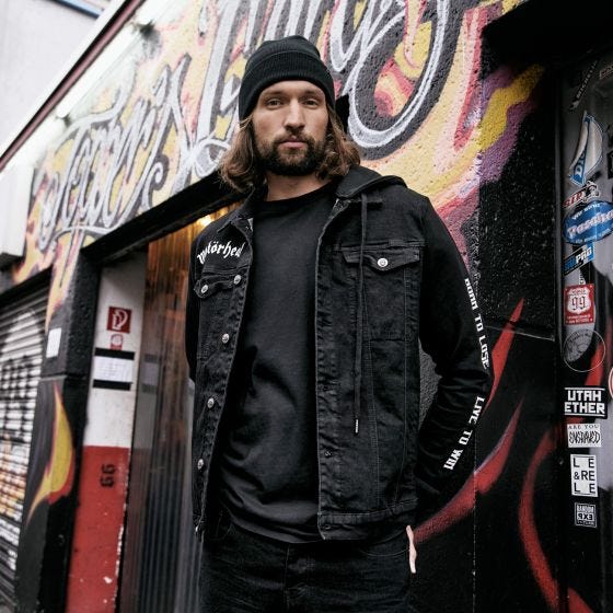 Brandit Motörhead Cradock Farkkutakki - Musta