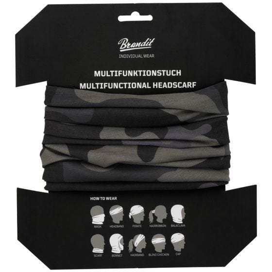 Brandit Multifunctional Kauluri - Dark Camo