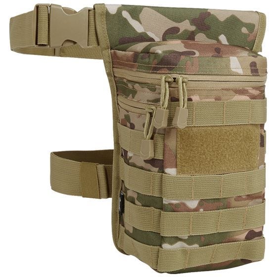 Brandit No.2 Sivukiinnityslaukku - Tactical Camo