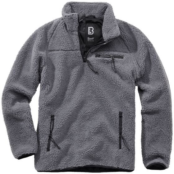 Brandit Teddyfleece Troyer Takki - Antrasiitti