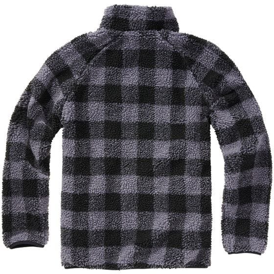 Brandit Teddyfleece Troyer Takki - Musta/Harmaa
