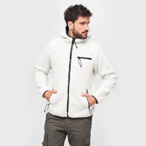 Brandit Teddyfleece Worker Takki - Valkoinen
