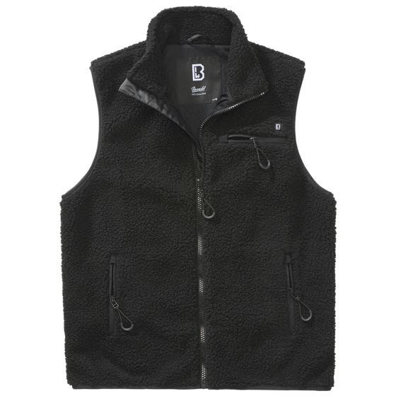 Brandit Teddyfleece Worker Liivi - Musta