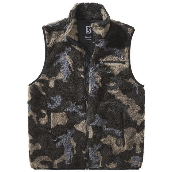 Brandit Teddyfleece Worker Liivi - Dark Camo