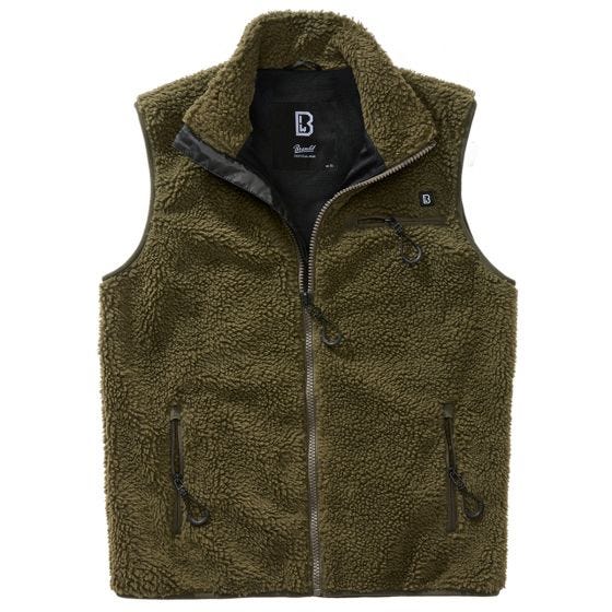 Brandit Teddyfleece Worker Liivi - Oliivi