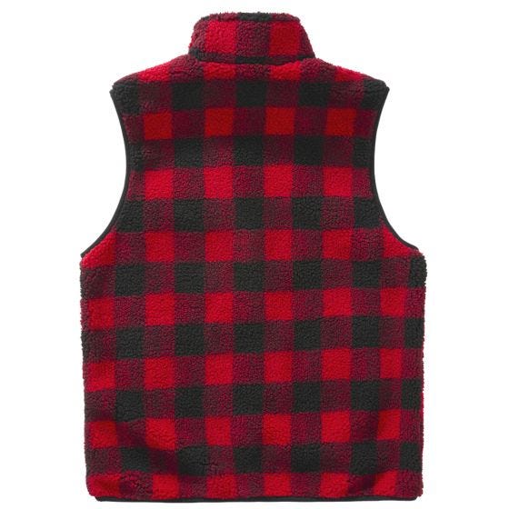 Brandit Teddyfleece Worker Liivi - Punainen/Musta
