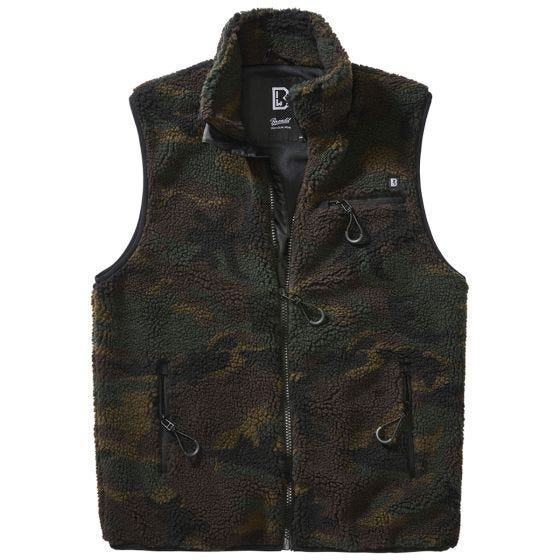 Brandit Teddyfleece Worker Liivi - Woodland