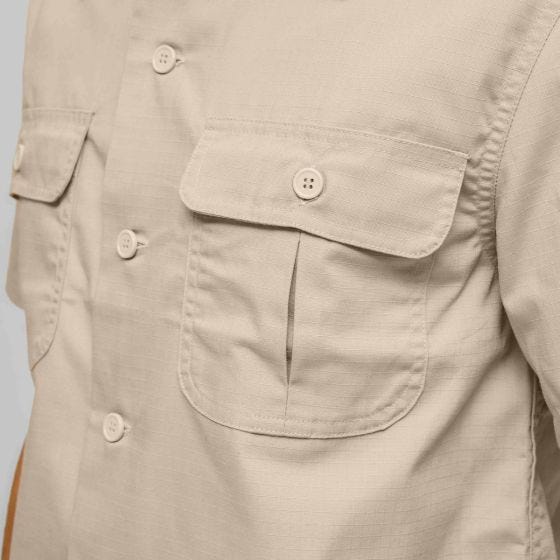 Brandit US Ripstop Lyhythihainen paita - Beige
