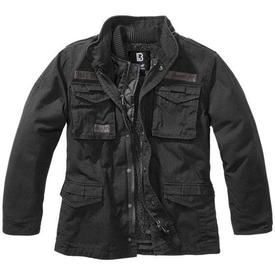 Brandit Lapset M-65 Giant Takki - Musta