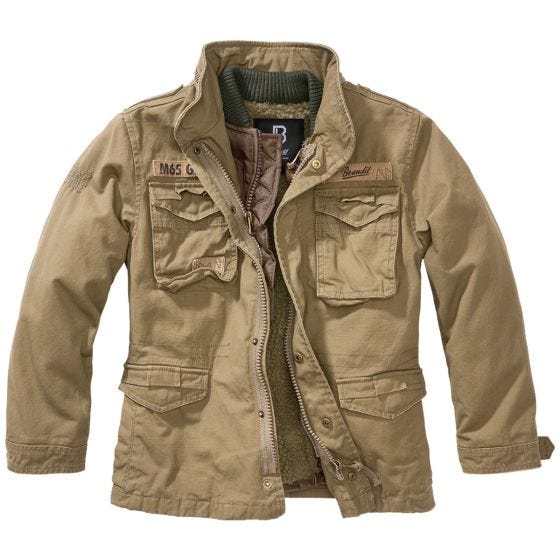 Brandit Lapset M-65 Giant Takki - Camel