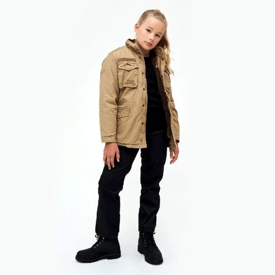 Brandit Lapset M-65 Giant Takki - Camel