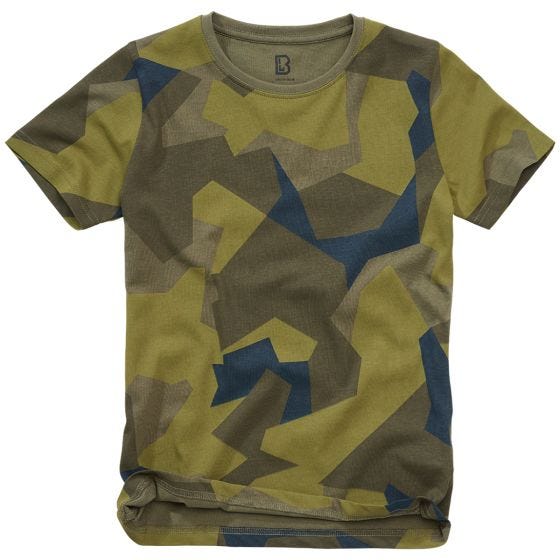 Brandit Lapset T-paita - Swedish M90 Camo