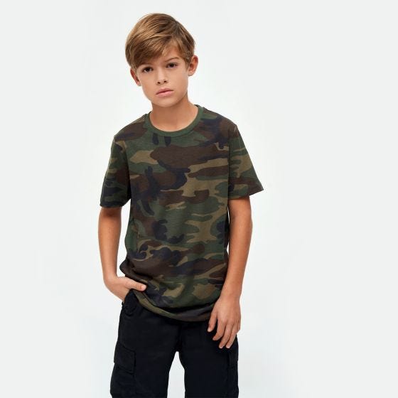 Brandit Lapset T-paita - Woodland