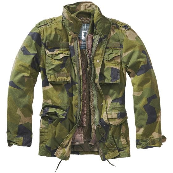 Brandit M-65 Giant Takki - Swedish M90 Camo