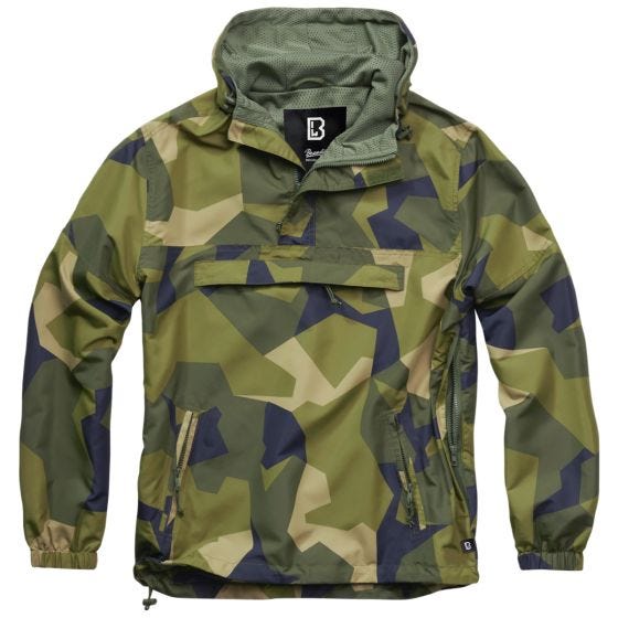 Brandit Summer Tuulitakki - Swedish M90 Camo