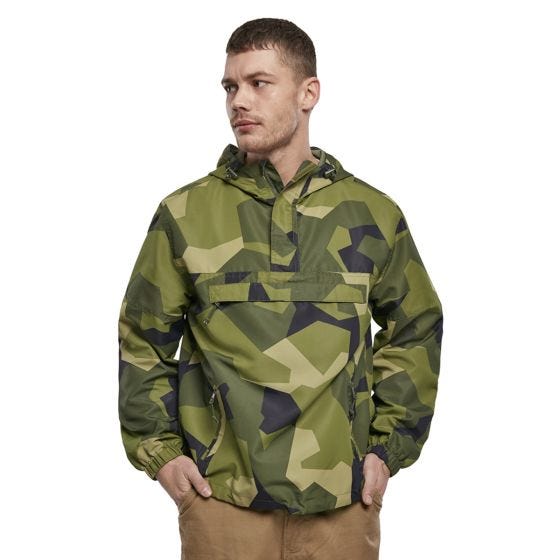 Brandit Summer Tuulitakki - Swedish M90 Camo