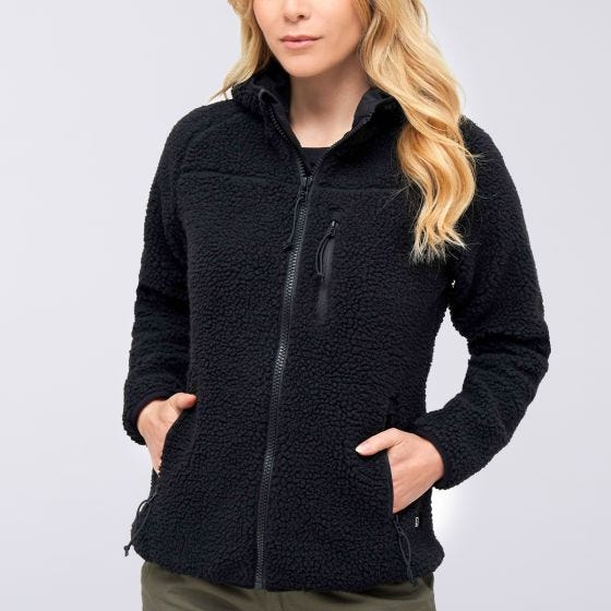 Brandit Teddyfleece Hyvät naiset Takki - Musta