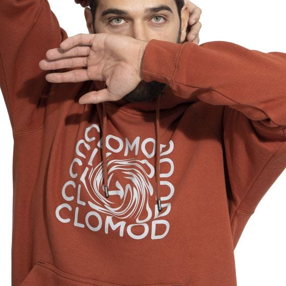 CLOMOD "Twirl" Huppari - Maroon Red