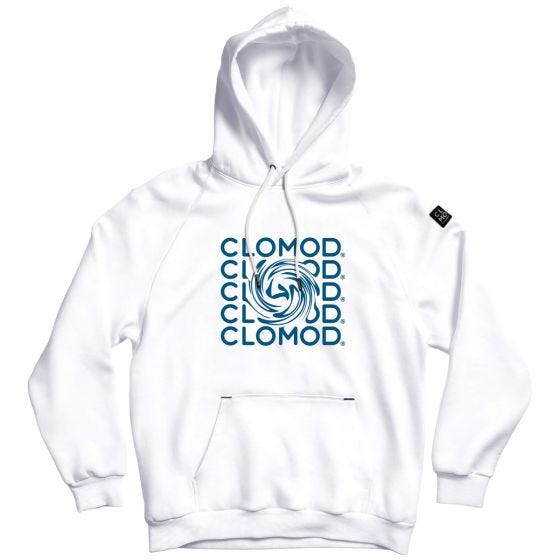 CLOMOD "Twirl" Huppari - Valkoinen