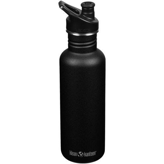 Klean Kanteen Classic Sport Cap Pullo 800 ml - Musta