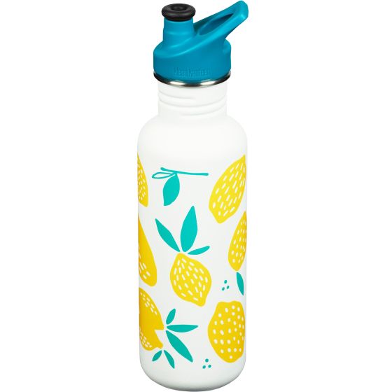 Klean Kanteen Classic Sport Cap Pullo 800 ml - Lemon