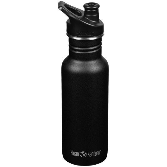 Klean Kanteen Classic Sport Cap Pullo 532 ml - Musta