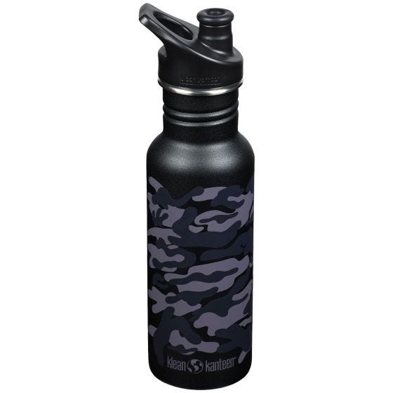 Klean Kanteen Classic Sport Cap Pullo 532 ml - Black Camo