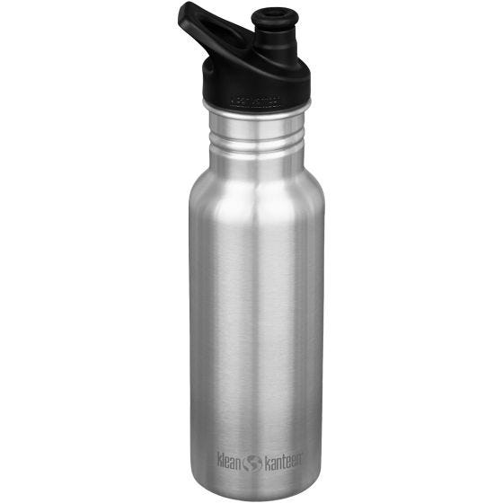 Klean Kanteen Classic Sport Cap Pullo 532 ml - Brushed Stainless