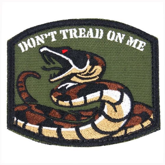 Condor Don't Tread On Me Paikka - Olive Drab