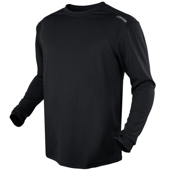 Condor Maxfort Long Sleeve Training Top Aluskerrastopaita - Musta