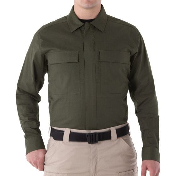 First Tactical V2 BDU Pitkähihainen Paita Miesten Od-Vihreä