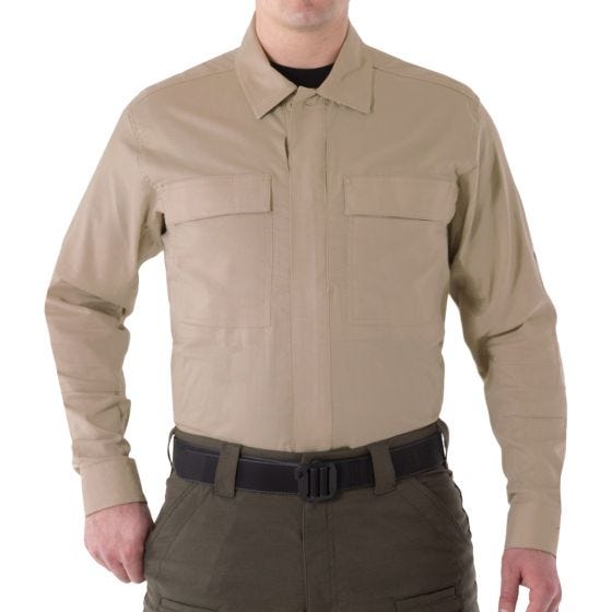 First Tactical V2 BDU Pitkähihainen Paita Miesten Khaki