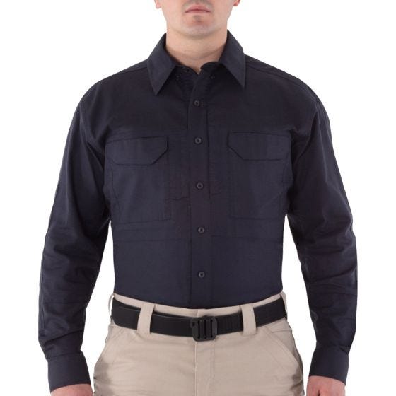 First Tactical V2 Tactical Pitkähihainen Paita Miesten Midnight Navy