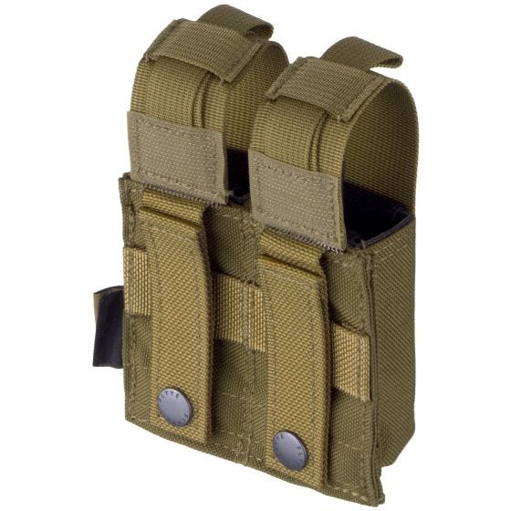 Flyye Double 9mm Pistol Magazine Pouch Ver. HP MOLLE Coyote Brown