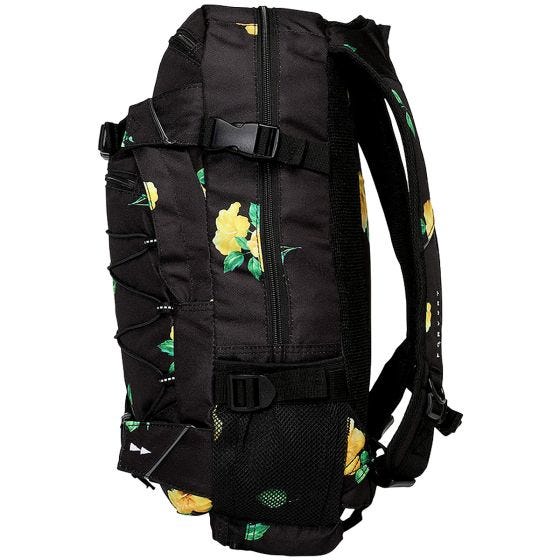 Forvert Louis Allover Reppu - Black/Hibiscus